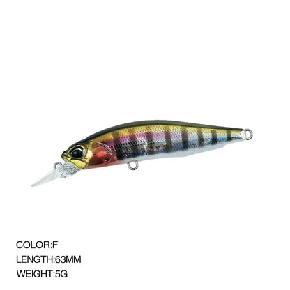 Minnow Fishing Lure Wobbler Rozante 77SP Long Cast Hover Swaying Lure Jerkbait Artificial Bait Culter 77mm/63mm Alburnus Bait