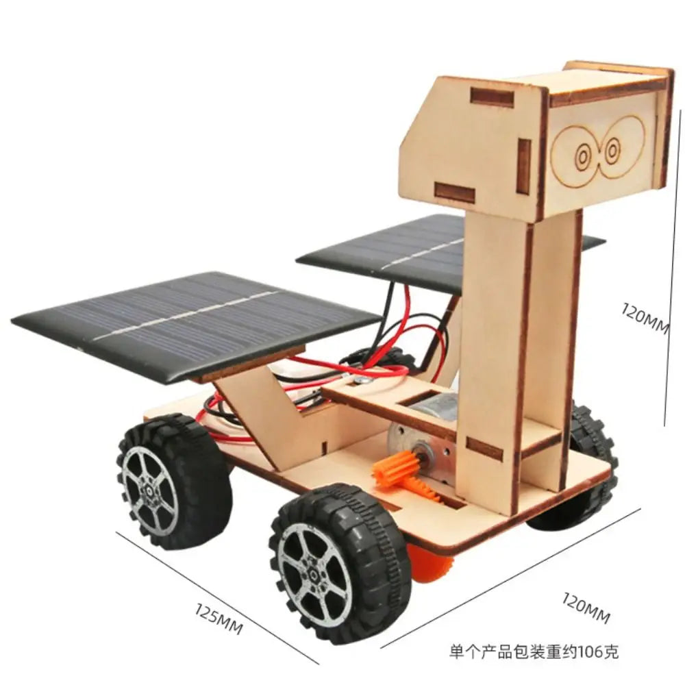 DIY Vetenskapsleksak Trä – Robot & Elektronik Byggsats Kreativt STEM-kit Barn 6–14 År Gootrades 2026