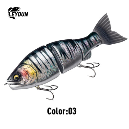LEYDUN JOINTED CLAW SATCHET 184mm 2.5OZ Fishing Lures Joint Body Glide Swimbaits Floating Powerful S-Shaped Big Hard Baits Bass