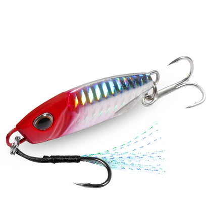 Metal Jig Fishing Lure 10g 20g 30g 40g Shore Casting Swimbait Spoon Spiner Laser LAKE Pesca Ocean Tackle Wobbler Artificial Bait