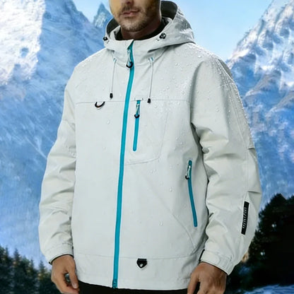 Unisex Softshell Hoodie – Vattentät Vindjämpa för Friluftsliv, Vandring & Klättring, 4 Färger