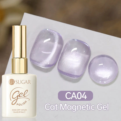 UR SUGAR 15ml Cat Magnetic Gel Nail Polish 30 Colors Semi Permanent Magnetic Gel UV/LED Soak Off Painting Vanrish Design