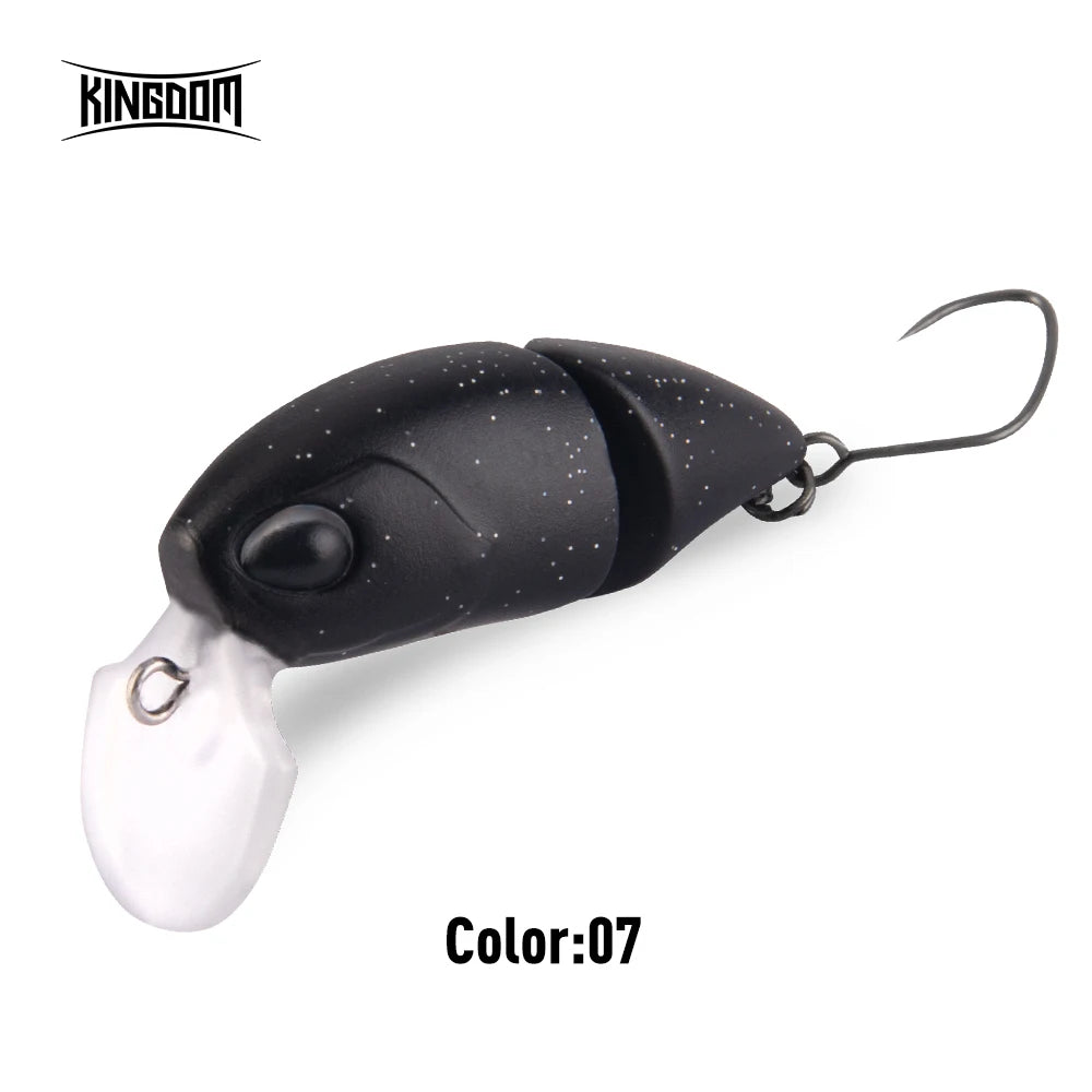 Kingdom Micro Expert Fishing Lure 2.3g 37mm Jointed Floating Minnow Artificial Hard Bait Swimbait Topwater Crankbait Trout Lure