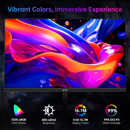 KTC H24F8 Gaming Monitor 23,8" – Fast IPS 180Hz 1ms HDR10 FreeSync 99% sRGB VESA EU-lager
