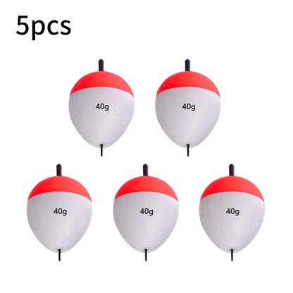 5pcs Foam Fishing Floats EVA Fish Floats Bait Fishing Buoys 2g/3g/5g/10g/15g/ 20g/35g/40g/60g Buoy Flotador Fishing Accessories