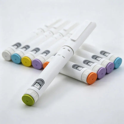 20PCS 3ml Disposable Injection Pen Portable Colorful Peptide Pen Self-Injector Pen 60U Suitable For Tattoo Tool Magic Pen