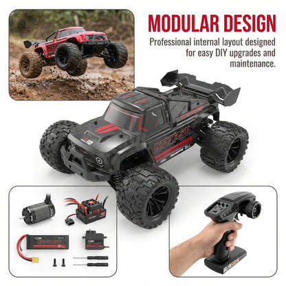 KF18 1/14 RC Drift Car 80KM/H 4WD 2.4G High Speed Off-Road Racing Car Brushless 3S Remote Controller Car Truck Toy For Gift