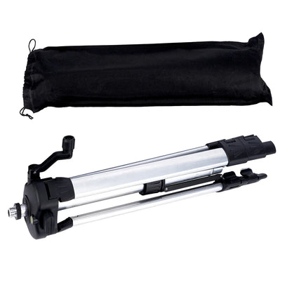 HGLINE 1.2M/1.5M Stretchable Laser Level Tripod Suitable for 5/8 Inch Laser Level Tools Aluminum Tripod with Lifting Rocker