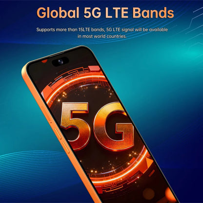 I18 Pro Max Mobile Phones Smartphone Android Smartphone 5G Cell phone 7.3 Inch 16 + 48MP AI Camera 7800mAh Global Version
