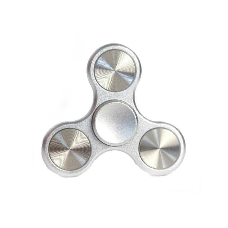 Fidget Spinner Tre Blad – Aluminiumlegering Tyst Stresslindring Anti-ångest Portabel Present Vuxna 5 Färger 2026