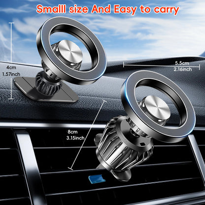 2 in 1MagSafe Case, Magnetic Phone Holder for Car[ Super Magnets] car Vent Phone Mount, Mag Safe Phone Holder Car Accessories