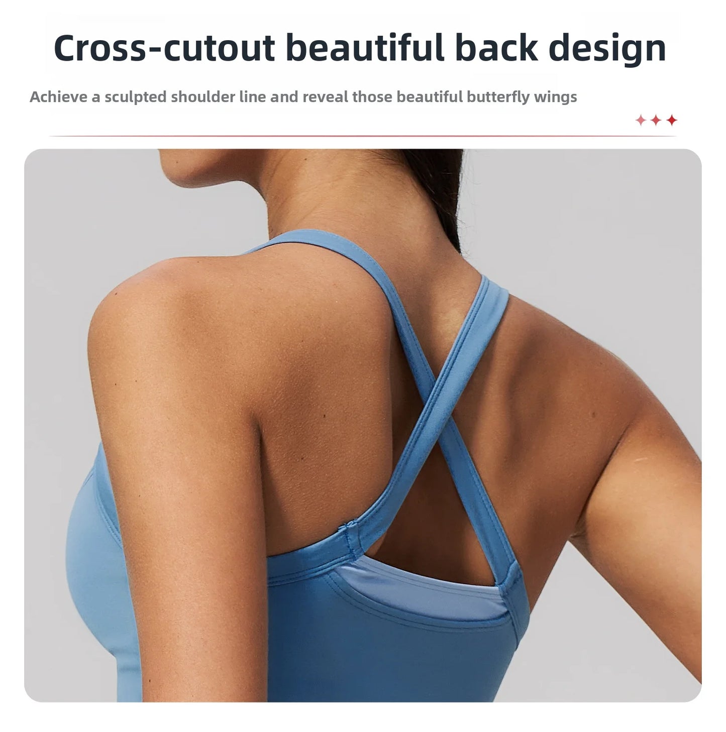 Women Criss Cross Back Yoga Tank Top Push Up Sports Bra Fitness Running Workout Gym Vest Color Block Sport Underwear Crop Top