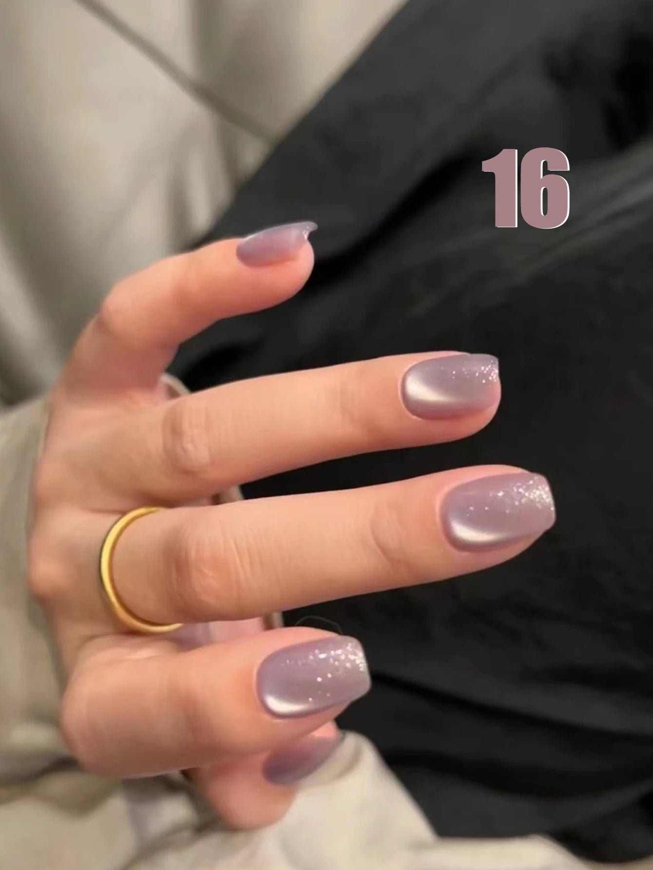 MIANEL 12ML Hibiscus Purple Cat Eye Gel Nail Polish Super Whitening Glass Beads Cat Eye Nails Purple Nials Blue Nails 1-12PCS