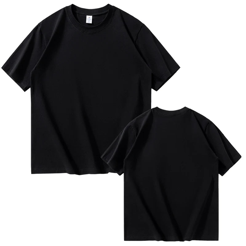 Eget tryck & logotyp, kortärmad t-shirt i bomull, reklamkläder & profilprodukter