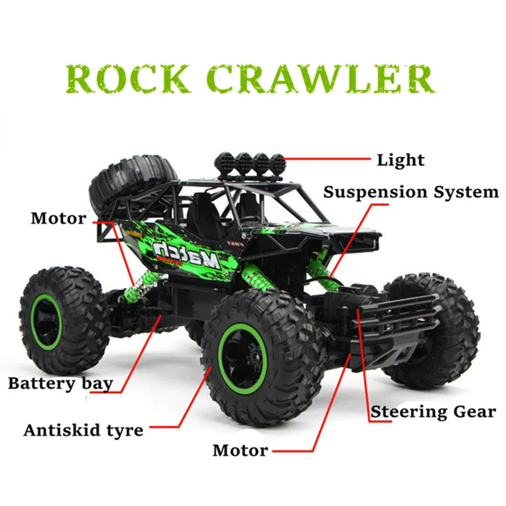 1:12 4WD RC Bil 2.4G Radiostyrd Terrängbil