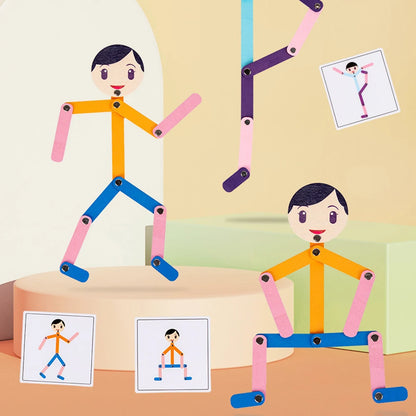 Montessori Material DIY Pussel Leksaker Brädor Pedagogiskt Spel Tidigt Lärande Leksak