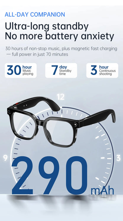 Xiaomi AI Camera Glasses Multi-functional 4K 800MP Photochromic Smart Glasses Anti-shake Shooting Tech With 290mah Large Battery
