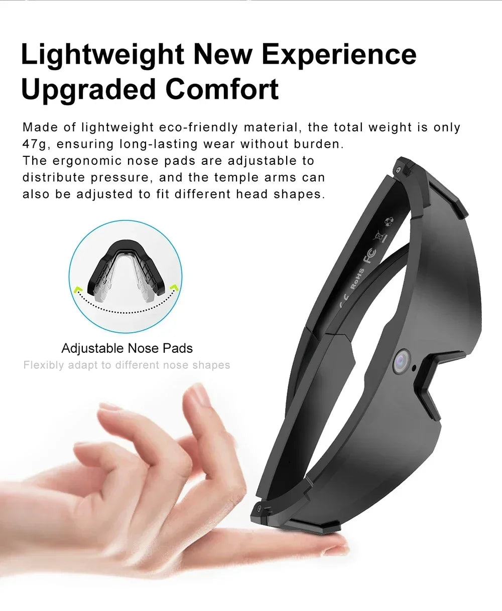 Xiaomi AI Smart Glasses1080P Camera 8MP Anti-shake Cycling Video&Photo Sport Sunglasses ChatGPT DualMic 32GB Windproof Goggles
