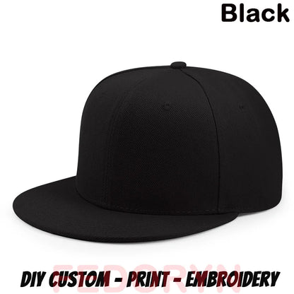 FEDORYN Snapback Keps Splice-Färger Hip Hop – 40 Färger Akryl/Polyester Justerbar Unisex Anpassad Brodyr Tryck Grossist Dropshipping