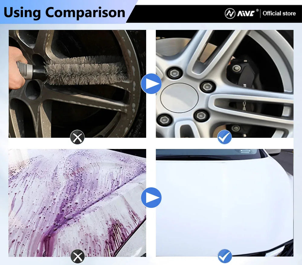 Car Paint Iron Remover Wheel Rim Cleaner Protect Wheels And Brake Iron Dust Rim Rust Cleaner From Auto Detail Chemical Car Care
