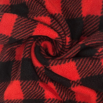 Herr Fleece Pyjamasbyxor – Mjuka Varma Rutiga med Fickor, 3 Färger M–XXL