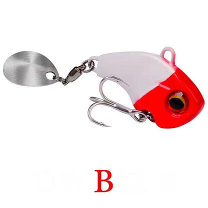 Fishing Lures Wobble Rotating Metal Vib Vibration Bait Winter Fishing 6g 15g 28g Artificial Hard Baits Spinner Spoon Lure