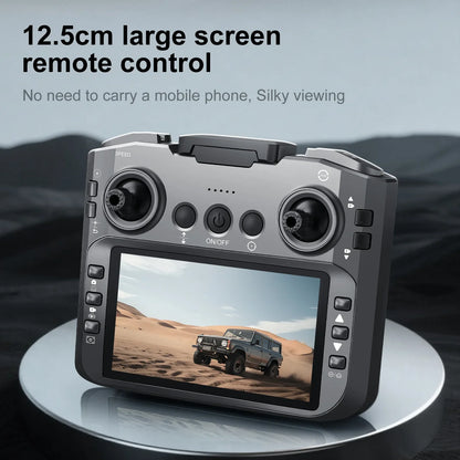 New E88 GT 4K Professional High-definition Drone Aerial Photography 12.5-inch Screen Remote Control Optical Flow Quadcopter Toys