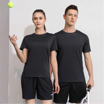 Herr Sport T-Shirt 2026 – Anpassningsbar Logotryck Brodyr Elastisk Quick Dry 9 Färger Asian S–4XL