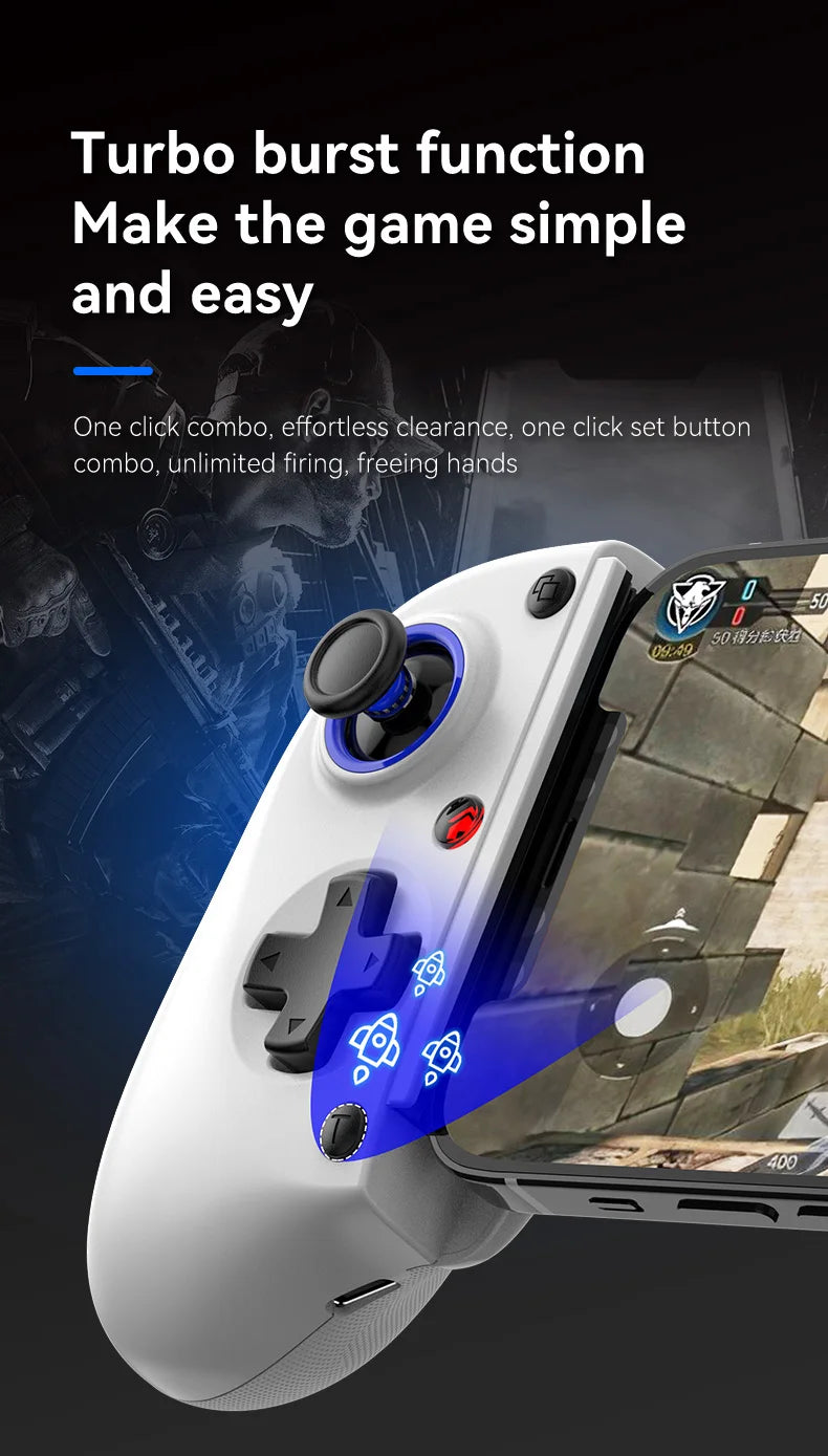 Wireless Controller Phone Bluetooth Gamepad For Switch PS4 PS3 Xbox iPhone Android Mobile Cell PC Control Game Pad Gaming Mando