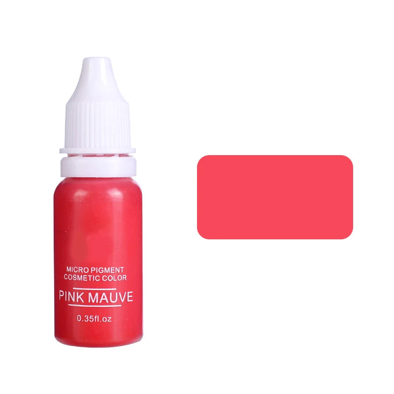 15ml Permanent Makeup Color Natural Eyebrow Dye Plant Tattoo Ink Microblading Pigments For Tattoos Eyebrow Lips Eyelash Set