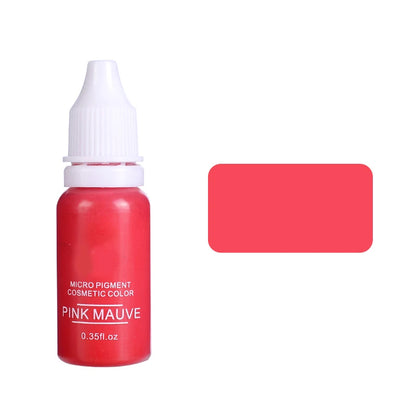 15ml Permanent Makeup Color Natural Eyebrow Dye Plant Tattoo Ink Microblading Pigments For Tattoos Eyebrow Lips Eyelash Set