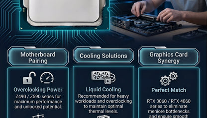 Intel Core i5 10600K Box CPU Processor i5 10th Gen Series 4.1GHz 6-Core 12-Thread L3 12MB 125W LGA 1200