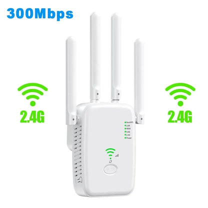 1200Mbps Wireless WiFi Repeater 5Ghz  Router WiFi Extender Amplifier 2.4G/5GHz Wi-Fi Signal Booster Long Range Network Receiver