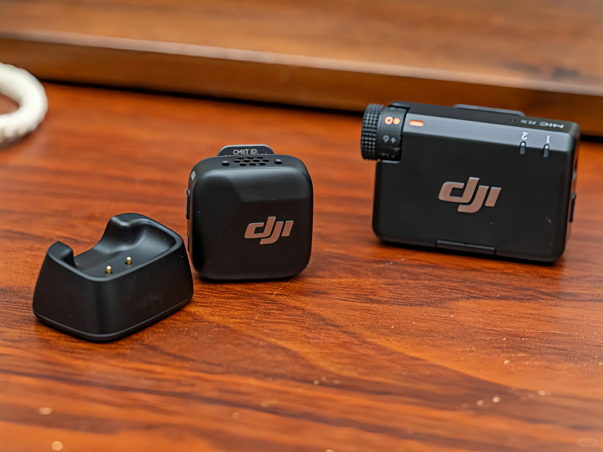 DJI Mic Mini trådlös streamingmikrofon – 400 m räckvidd och 48 h batteri