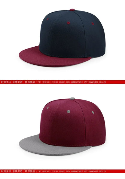 Big Bone Man Plus Size 64cm Baseball Caps Adult Flat Peak Hip Hop Fitted Hat Men Women Large Size Snapback Cap Size 60cm 62cm