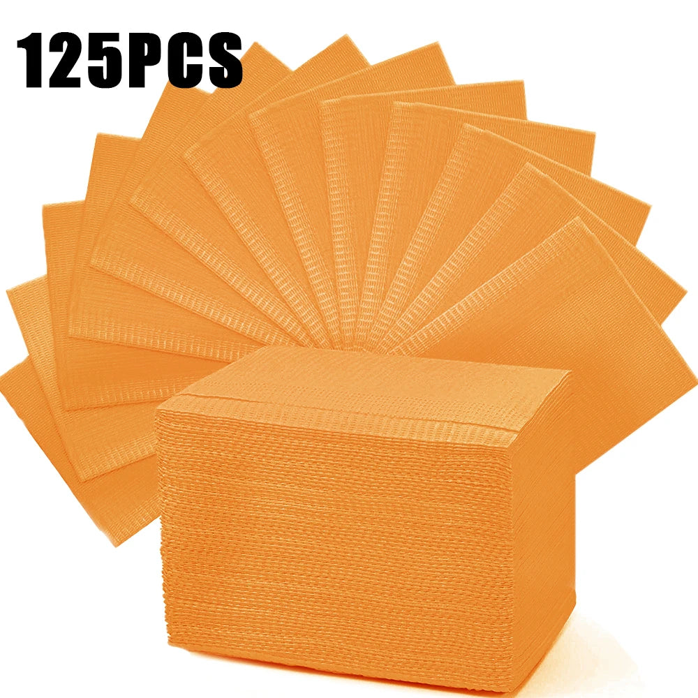 250/125/10pcs Tattoo Clean Pad Disposable Colorful Dental Bibs Tattoo Table Covers Cleaning Wipes Napkin Tattoo Accessories