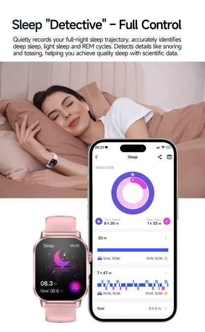 Nursing Grade New ECG+PPG Healthy Diagnose Smart Watch Men Body Analysis Blood Pressure Lipid Uric Acid NFC Health Tracker Watc
