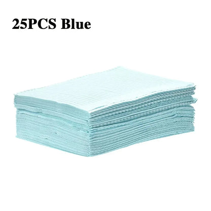 Disposable Dental Bibs 3 Ply Waterproof Tattoo Clean Pad Patient Napkins Table Covers for Piercing Nail Art Tattoo Accessories