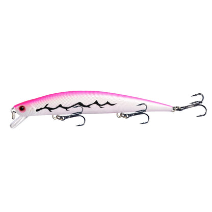 1pcs Fishing Lures 12.5cm/12g Minnow Lure Rattling High Quality Hard Bait Crankbait Wobbler Fishing Tackle Leurre Peche For Pike