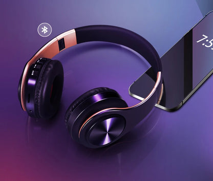 CATASSU Bluetooth 5.3 Headset Over-Ear – MP3 FM-radio 20h 400mAh Minnesskum Hopfällbar CE/FCC/RoHS Smartphone TV PC Surfplatta