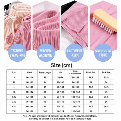 Dam Vida Byxor med Elastisk Midja – Lös Passform i Andningsbart Tyg, 3 Färger, M–XL