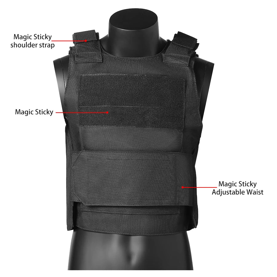 Adjustable outdoor vest lightweight vest with Magic Sticky waistband design, quick on and off, fits the body shape