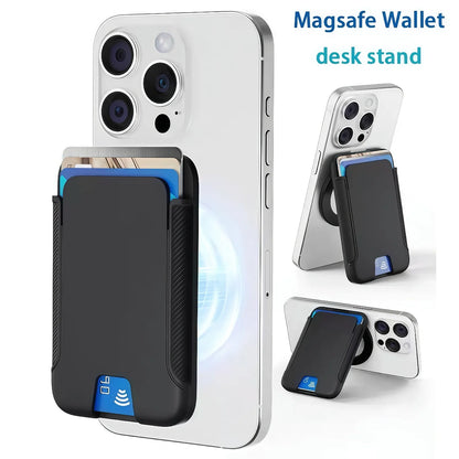 Strong Magnetic Card Holder Wallet Compatible with MagSafe iPhone Pixel Galaxy XiaoMi - Smartphones Wallet