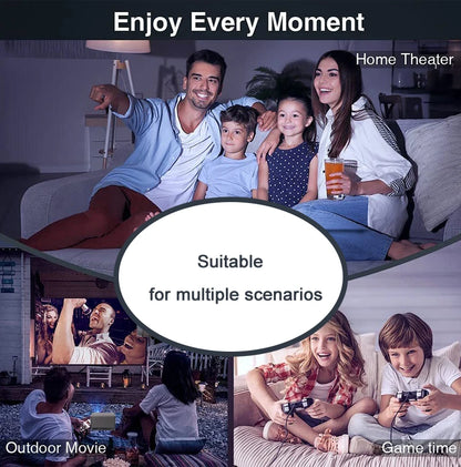 Huaweishi-J10 LED Projector, 1920x1080P, Autofocus, 4K, HD Video, Outdoor Mobile Phone, Android Smart Home Theater, New