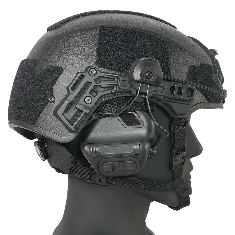 BOOIU Tactical Headset Bracket Wendy Helmet Earphone Buckle Stand ARC Rail Adapter Mount Comtac II Noise Cancelling Headset