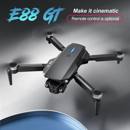 New E88 GT 4K Professional High-definition Drone Aerial Photography 12.5-inch Screen Remote Control Optical Flow Quadcopter Toys