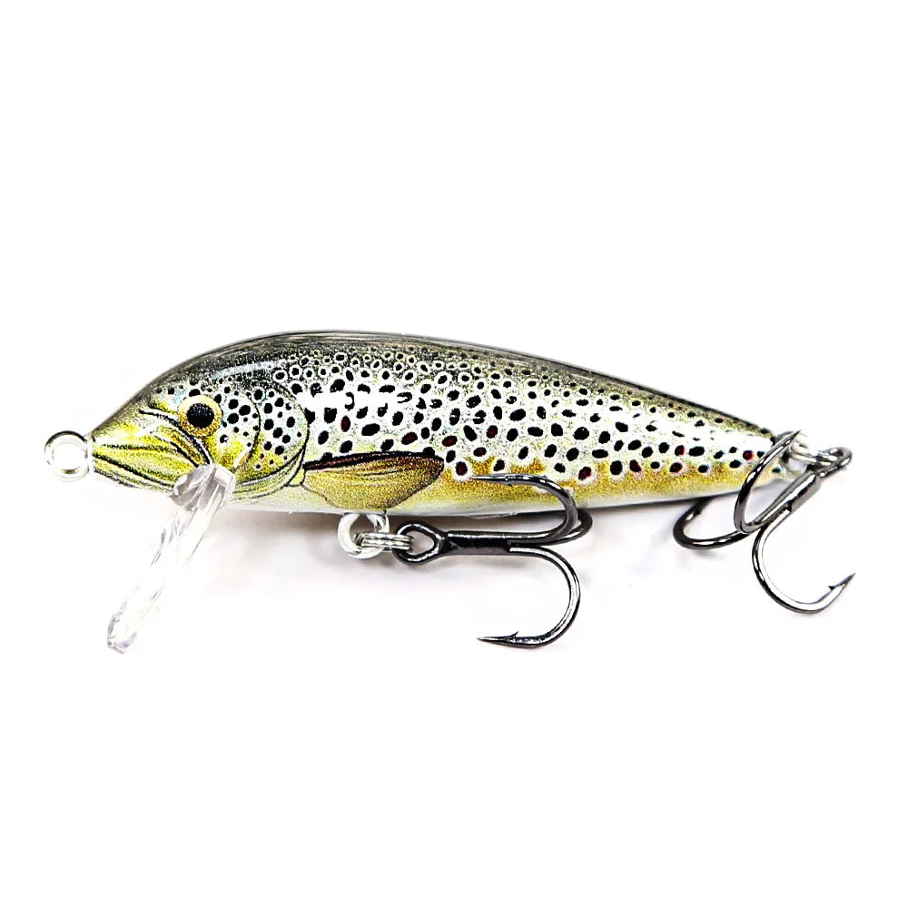 B&U Sinking Minnow Wobblers Fishing Lures For Bass Perch Pike Trout Lure and Hard Bait Jerkbait for Perch Fishing Tackle