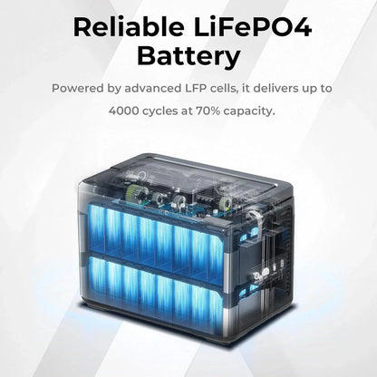OUKITEL P1000E Plus Portable Power Station 1800W Solar Generator 1024Wh Lifepo4 Battery Home Backup Outdoor Camping Mobile Power