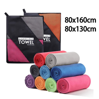 Microfiber Towels for Travel Sport Fast Drying Super Absorbent Bath Beach Towel Ultra Soft Lightweight Yoga Swimming Gym Towel