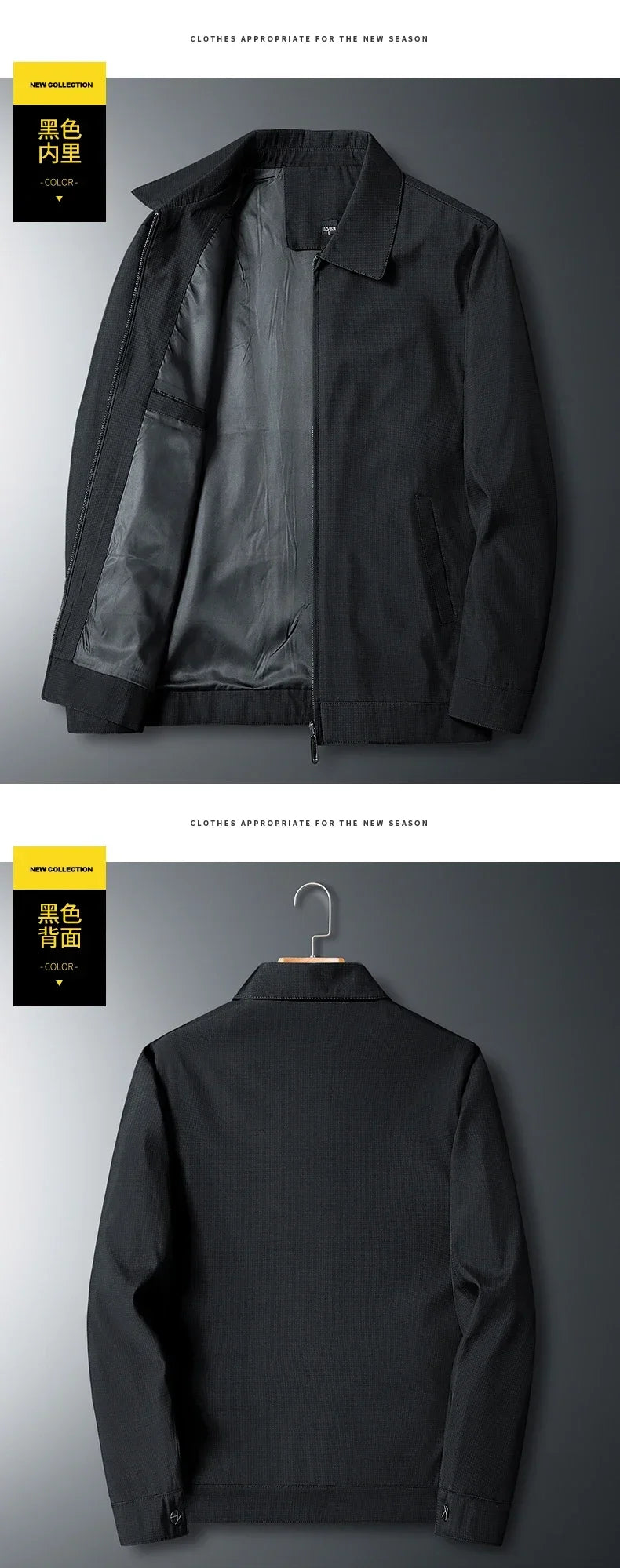 Stånkragejacka Herr – Elegant Business Casual Vår & Höst